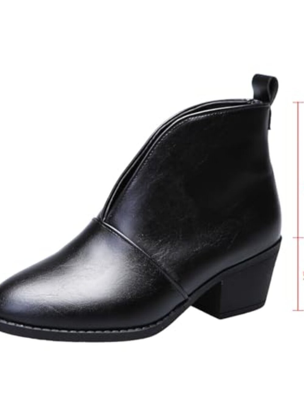 ๐ Women's Ankle Boots Chunky Low Heel Comfortable Vintage Casual Short Ankle - Picture 1 of 2